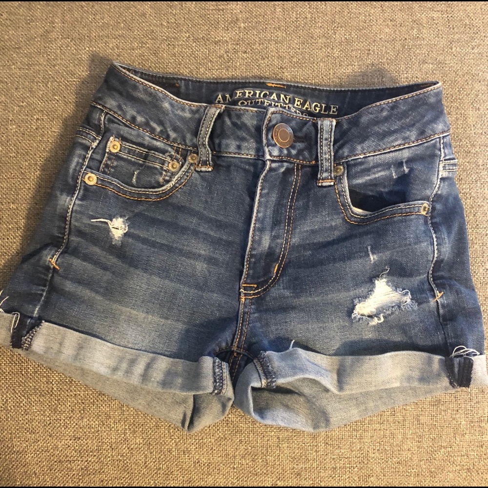 American Eagle Outfitter - Hi Rise Shortie size 0